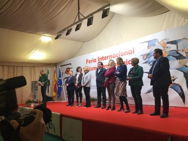 La Diputación de Badajoz participa en la Feria Internacional de Turismo Ornitológico (FIO) en el Parque Nacional de Monfragüe