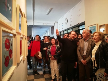 Educación destaca el valor artístico y pedagógico de la obra de Juan Rosco sobre la que el IES Al-Qázeres desarrolla un proyecto educativo