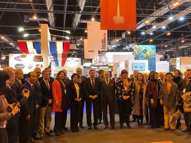Begoña García visita a las empresas extremeñas del sector agroalimentario presentes en el Salón Gourmets 2019 de Madrid