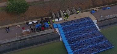 Desarrollo Rural visita las obras de la instalación de bombeo solar en la estación elevadora Arroyo de San Serván-Calamonte