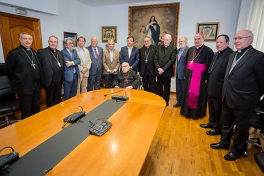 Fernández Vara destaca la labor de diálogo y consenso realizada por monseñor Antonio Montero como arzobispo de Mérida-Badajoz