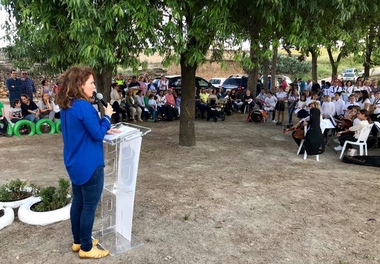 Rosa Balas defiende en la celebración del día de Europa en Bienvenida los valores que definen a la UE