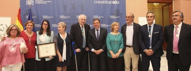 Antonio Cabezas recibe la medalla de plata de la Asociación del Cuerpo Nacional Veterinario