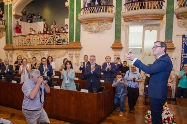 Fernández Vara asiste a la constitución de la Diputación de Badajoz y la proclamación y toma de posesión de su Presidente