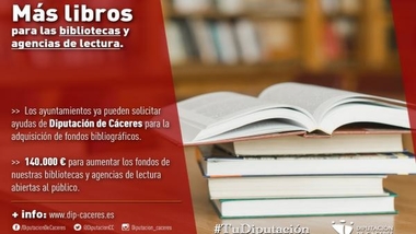 Los ayuntamientos ya pueden solicitar ayudas para la adquisición de fondos bibliográficos