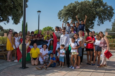 Un grupo de niños saharauis visitan varias dependencias de la Diputación de Badajoz