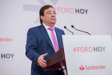 Fernández Vara señala como objetivos la mejora de la internacionalización y el crecimiento de la empresa extremeña