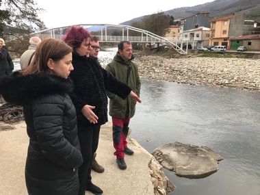 Agricultura arreglará con carácter de urgencia los caminos públicos de Navaconcejo afectados por las inundaciones