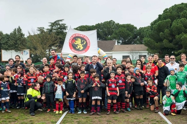 Fernández Vara asiste a la V Convivencia Internacional de Rugby 'Ciudad de Badajoz'