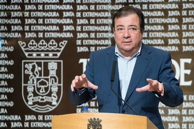 Fernández Vara pide a la ciudadanía extremeña comprensión y confianza ante la situación provocada por el coronavirus