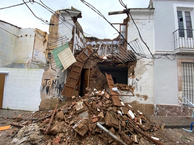 Cabezas recrimina a PP y Cs su ''indiferencia'' ante edificios en ruina en el Casco Antiguo