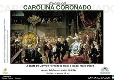La Biblioteca de Extremadura programa un encuentro literario sobre Carolina Coronado