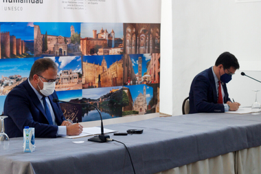 Rodriguez Osuna firma con Paradores la promoción conjunta en Madrid, Sevilla, Lisboa y París
