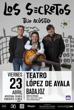 Los Secretos ofrecerá este viernes un concierto en formato de trío en acústico