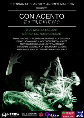 Con acento extremeño, flamenco con Fuensanta Blanco y Andrés Malpica