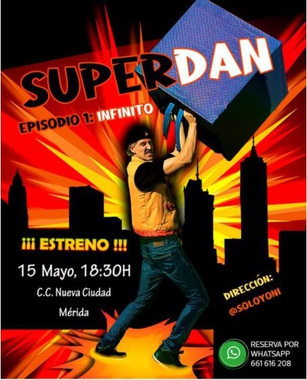 SuperDan une magia y comedia en el Centro Cultural de Nueva Ciudad