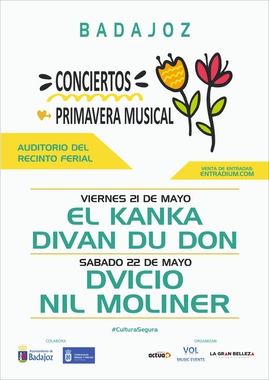 La Primavera Musical de Badajoz retrasa su hora de comienzo hasta las 21.30 de la noche