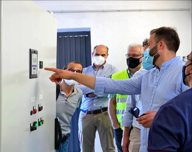 El nuevo sistema de captación de agua del Almonte permitirá bombear hasta 36.000 metros cúbicos diarios, el consumo medio diario en verano