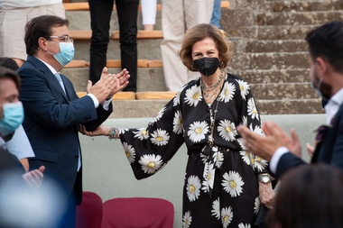El presidente de la Junta asiste en Mérida al concierto Ciudades Patrimonio de la Humanidad