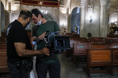 Hoy prosiguen las grabaciones en la ciudad de la película Un viaje extraordinario