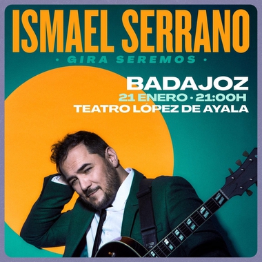 El cantautor Ismael Serrano ofrecerá un concierto en el teatro López de Ayala