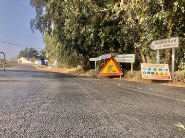 El camino de Hacienda Murillo-Finca los Cansados ya está asfaltado