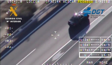 La Guardia Civil investiga a un hombre de 37 años que circulaba a 263 km/h por la Autovía A-66, a la altura de Cañaveral