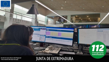 El Centro de Atención de Urgencias y Emergencias 112 Extremadura dispone de una nueva plataforma tecnológica