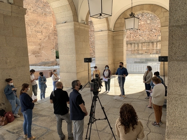 Un mapa de Cáceres, con los puntos negros de mayor peligro para las mujeres, gana uno de los Premios de Arquitectura y Urbanismo de Extremadura
