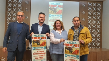 Táliga acoge este sábado 30 de abril un Festival Taurino con cuatro novilleros primeras figuras de la provincia de Badajoz