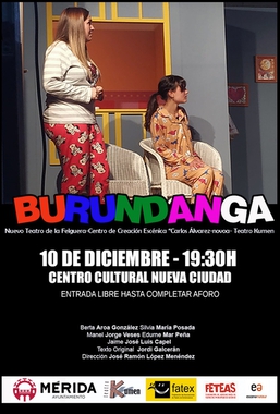 Burundanga, teatro en el Centro Cultural de Nueva Ciudad