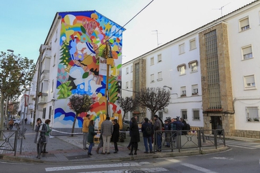 El alcalde presenta la puesta en marcha del Museo de Muralismo Contemporáneo de Mérida MUMCO