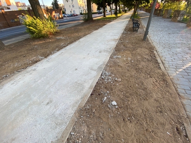 El PSOE pide intervenir en el jardín del paseo Fluvial