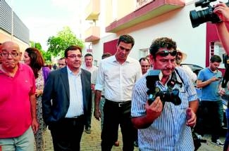 A Vara no le gustó lo que Sánchez dijo de Monago en su visita a Extremadura
