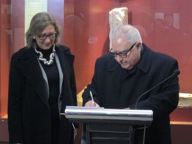 Cultura y el Arzobispado firman un convenio para potenciar la basílica de Santa Eulalia como centro de culto y cultural