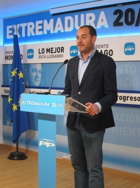 Monago es ''la garantía'' para combatir el desempleo, afirmael PP extremeño