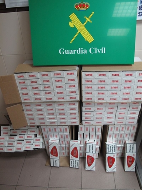 La Guardia Civil interviene en La Albuera 2.000 cajetillas de tabaco procedente del contrabando valoradas en 8.000 euros
