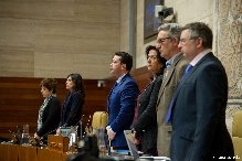 El Parlamento de Extremadura homenajea a las víctimas del atentado del 11M