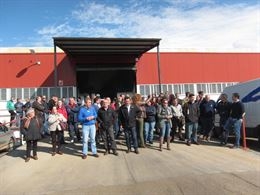 Algo más de medio centenar de trabajadores se concentra en Acorex para solicitar el pago de sus salarios atrasados