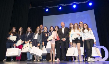 Monago destaca que el deporte y los estudios son perfectamente compatibles en el acto de entrega de las Becas Excellentia