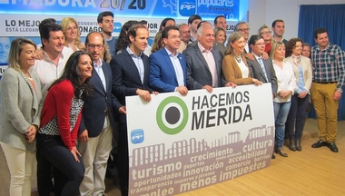 El alcalde Pedro Acedo (PP) anuncia que no pactará para gobernar en Mérida si su lista no es la más votada