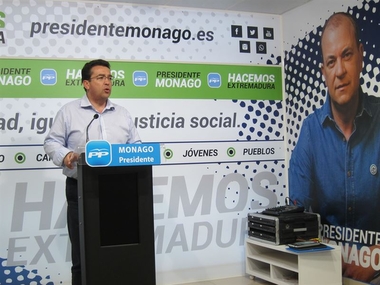 Al PP extremeño le da igual la encuesta porque tiene la misma sensación de cariño de la gente, afirma Fernando Manzano