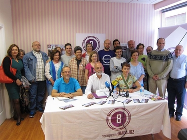 Recuperar Badajoz tiene niveles mínimos de exigencia para apoyar a quienes se postulen como alcaldes