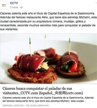 Una cadena de televisión China dedica un reportaje a los 'secretos culinarios' de la gastronomía extremeña