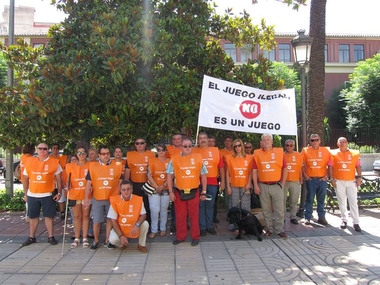 Trabajadores de la ONCE en Extremadura se suman a las protestas contra el 'juego ilegal'