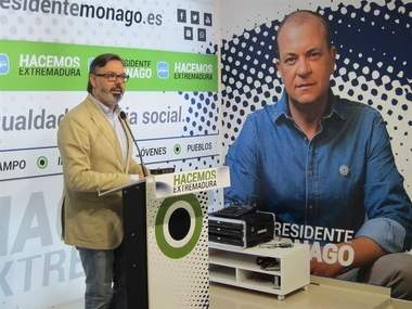 Fernando Pizarro, nuevo portavoz del PP extremeño tras ser propuesto por Monago en la Junta Directiva Regional