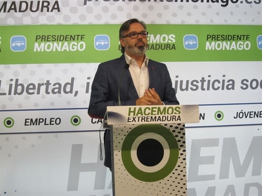 El PP extremeño defiende que sanidad y educación dejen de ser 'armas arrojadizas' para ser 'objetivo común'