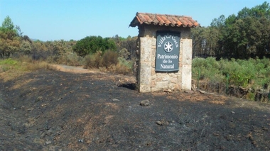 Se mantiene el nivel 2 en el incendio de Sierra de Gata por las altas temperaturas y la previsión de viento