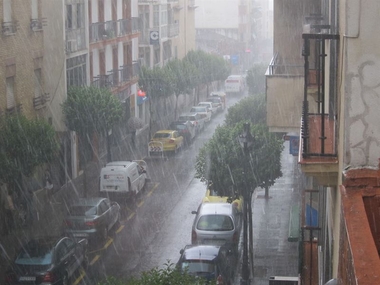 Extremadura estará este miércoles en alerta amarilla por lluvias y viento