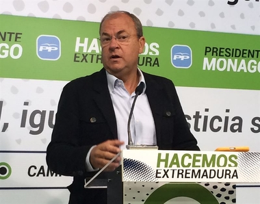 Monago defiende que la Plataforma Logística es un 'proyecto de interés' transnacional y que 'no se puede sembrar dudas'